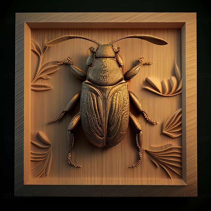 3D модель Ochodaeus chrysomeloides (STL)